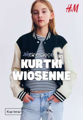 H&M - gazetka promocyjna Dziecięce kurtki wiosenne od wtorku 17.03 