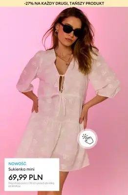 Sinsay - gazetka promocyjna -27% na KAŻDY drugi, tańszy produkt od wtorku 17.03 do środy 18.03 - strona 2