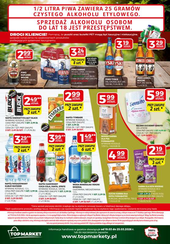 Top Market - gazetka promocyjna Gazetka od czwartku 19.03 do środy 25.03 - strona 4
