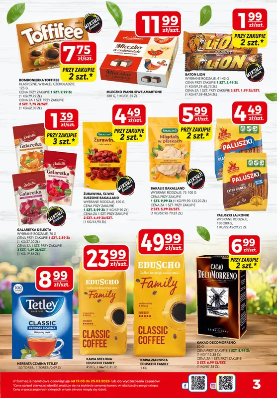 Top Market - gazetka promocyjna Gazetka od czwartku 19.03 do środy 25.03 - strona 3