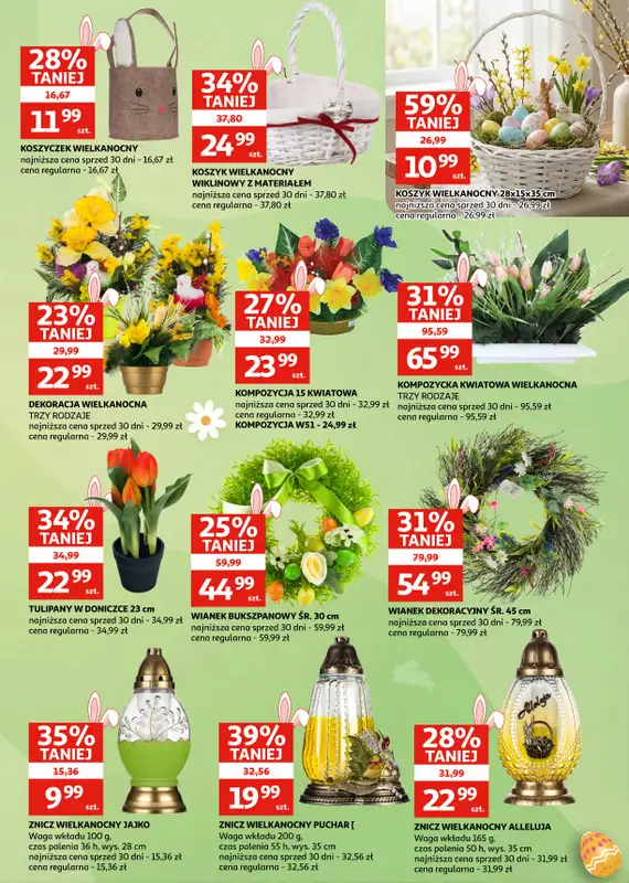 Auchan - gazetka promocyjna Gazetka Zielona Góra I Wielkanocne okazje od środy 18.03 do wtorku 31.03 - strona 23