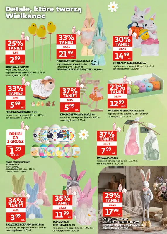 Auchan - gazetka promocyjna Gazetka Zielona Góra I Wielkanocne okazje od środy 18.03 do wtorku 31.03 - strona 22