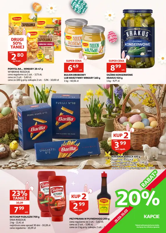 Auchan - gazetka promocyjna Gazetka Zielona Góra I Wielkanocne okazje od środy 18.03 do wtorku 31.03 - strona 13