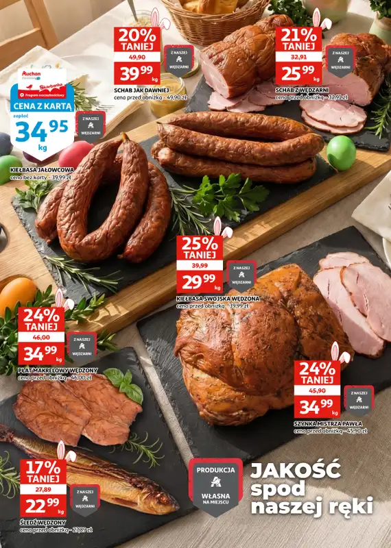Auchan - gazetka promocyjna Gazetka Zielona Góra I Wielkanocne okazje od środy 18.03 do wtorku 31.03 - strona 4