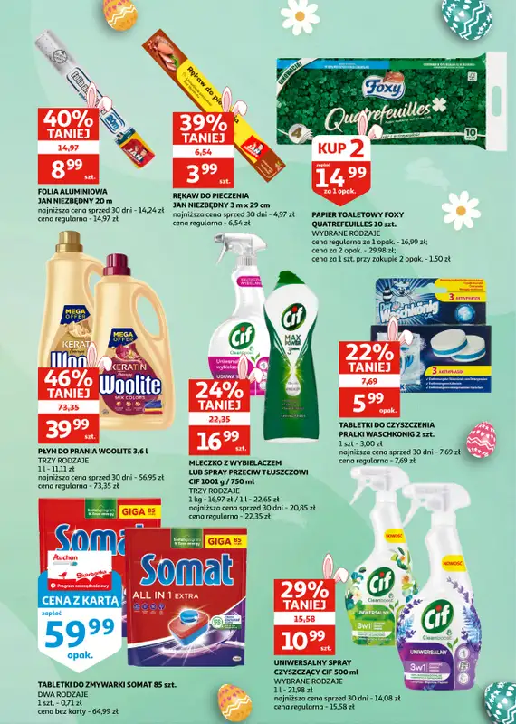 Auchan - gazetka promocyjna Gazetka Zielona Góra I Wielkanocne okazje od środy 18.03 do wtorku 31.03 - strona 21