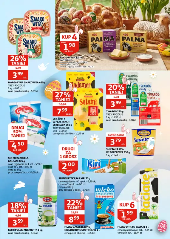 Auchan - gazetka promocyjna Gazetka Zielona Góra I Wielkanocne okazje od środy 18.03 do wtorku 31.03 - strona 10