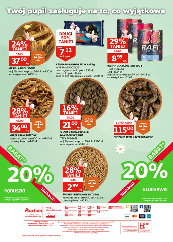 Auchan - gazetka promocyjna Gazetka Zielona Góra I Wielkanocne okazje od środy 18.03 do wtorku 31.03 - strona 26