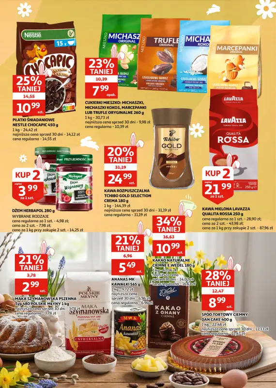 Auchan - gazetka promocyjna Gazetka Zielona Góra I Wielkanocne okazje od środy 18.03 do wtorku 31.03 - strona 15