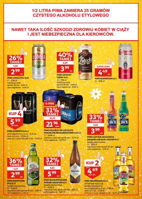 Auchan - gazetka promocyjna Gazetka Zielona Góra I Wielkanocne okazje od środy 18.03 do wtorku 31.03 - strona 19