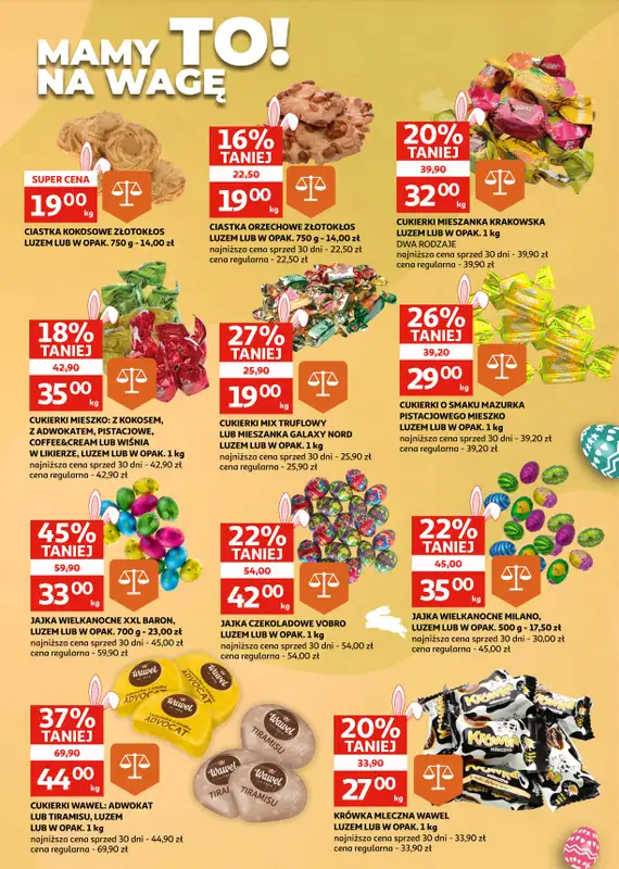 Auchan - gazetka promocyjna Gazetka Zielona Góra I Wielkanocne okazje od środy 18.03 do wtorku 31.03 - strona 17