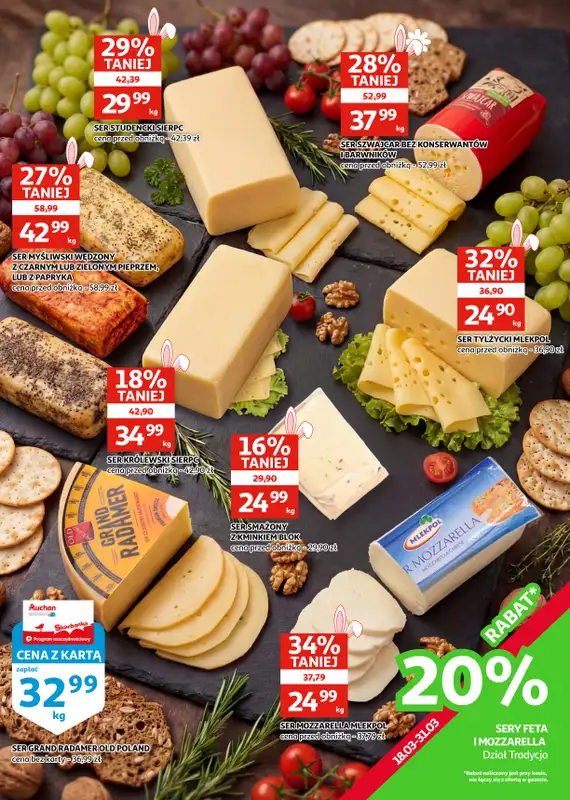 Auchan - gazetka promocyjna Gazetka Zielona Góra I Wielkanocne okazje od środy 18.03 do wtorku 31.03 - strona 7