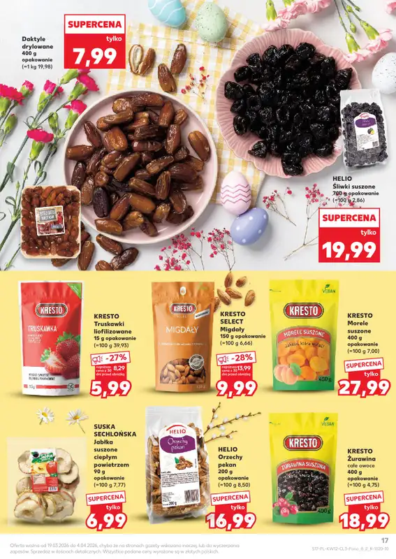 Kaufland - gazetka promocyjna Oferta Kaufland - Wielkanocne smaki od czwartku 19.03 do soboty 04.04 - strona 17