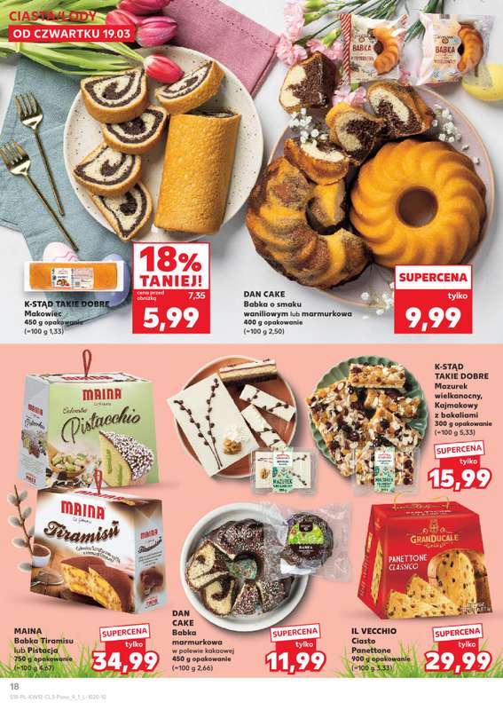 Kaufland - gazetka promocyjna Oferta Kaufland - Wielkanocne smaki od czwartku 19.03 do soboty 04.04 - strona 18