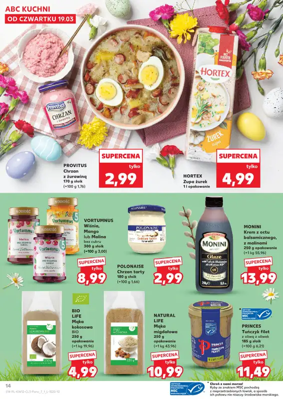 Kaufland - gazetka promocyjna Oferta Kaufland - Wielkanocne smaki od czwartku 19.03 do soboty 04.04 - strona 14