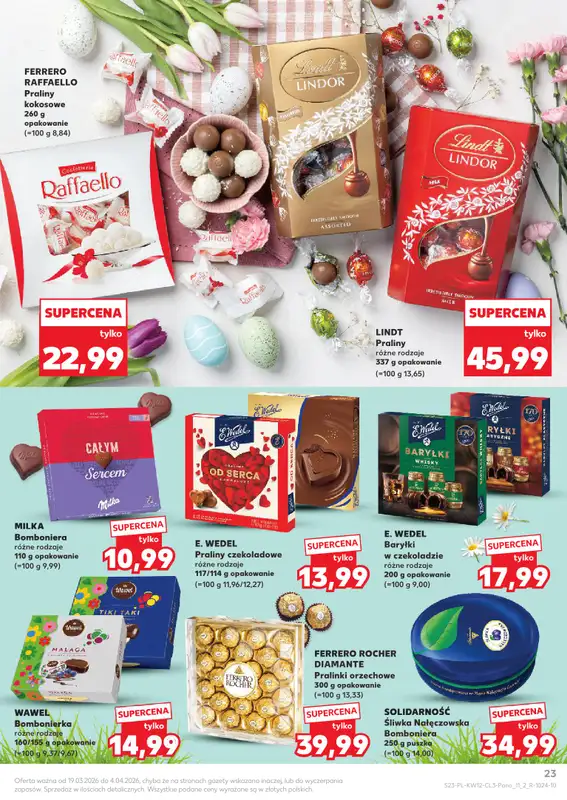 Kaufland - gazetka promocyjna Oferta Kaufland - Wielkanocne smaki od czwartku 19.03 do soboty 04.04 - strona 23