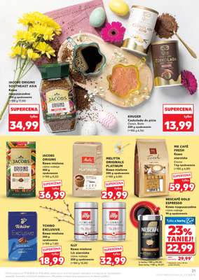 Kaufland - gazetka promocyjna Oferta Kaufland - Wielkanocne smaki od czwartku 19.03 do soboty 04.04 - strona 21