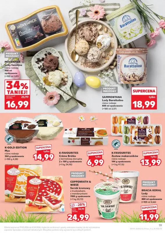 Kaufland - gazetka promocyjna Oferta Kaufland - Wielkanocne smaki od czwartku 19.03 do soboty 04.04 - strona 19