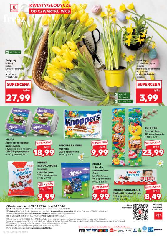Kaufland - gazetka promocyjna Oferta Kaufland - Wielkanocne smaki od czwartku 19.03 do soboty 04.04 - strona 24