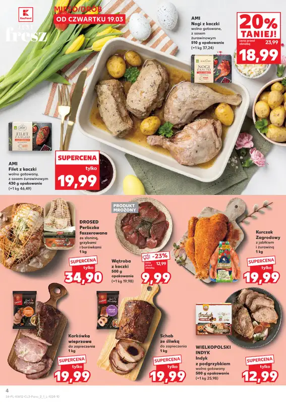 Kaufland - gazetka promocyjna Oferta Kaufland - Wielkanocne smaki od czwartku 19.03 do soboty 04.04 - strona 4