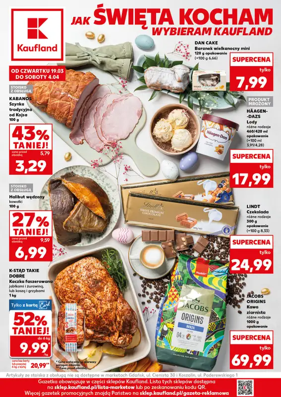 Kaufland - gazetka promocyjna Oferta Kaufland - Wielkanocne smaki  