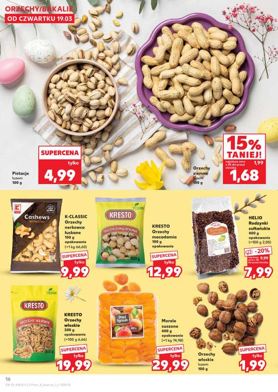 Kaufland - gazetka promocyjna Oferta Kaufland - Wielkanocne smaki od czwartku 19.03 do soboty 04.04 - strona 16