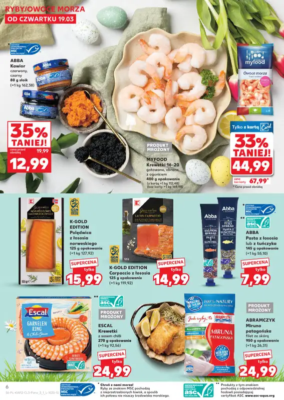 Kaufland - gazetka promocyjna Oferta Kaufland - Wielkanocne smaki od czwartku 19.03 do soboty 04.04 - strona 6