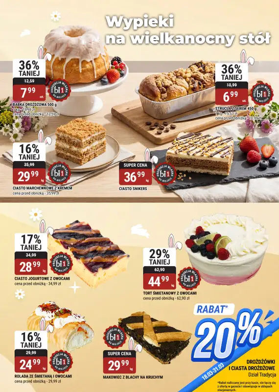 bi1 - gazetka promocyjna Gazetka Szczecin I Wielkanocne okazje od środy 18.03 do wtorku 31.03 - strona 9