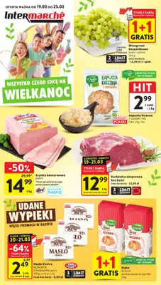 Intermarche - gazetka promocyjna Gazetka od czwartku 19.03 do środy 25.03