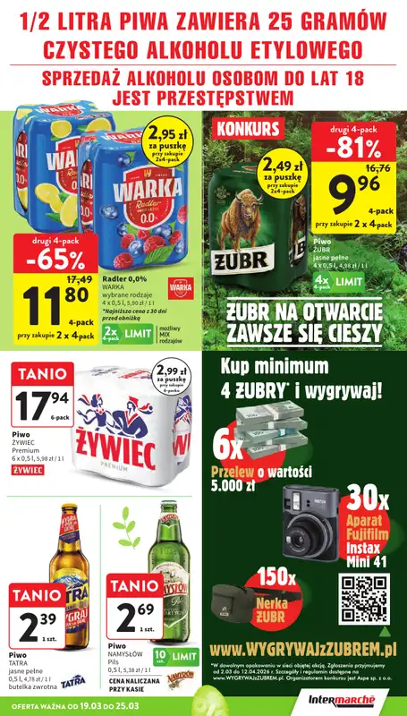 Intermarche - gazetka promocyjna Gazetka od czwartku 19.03 do środy 25.03 - strona 39