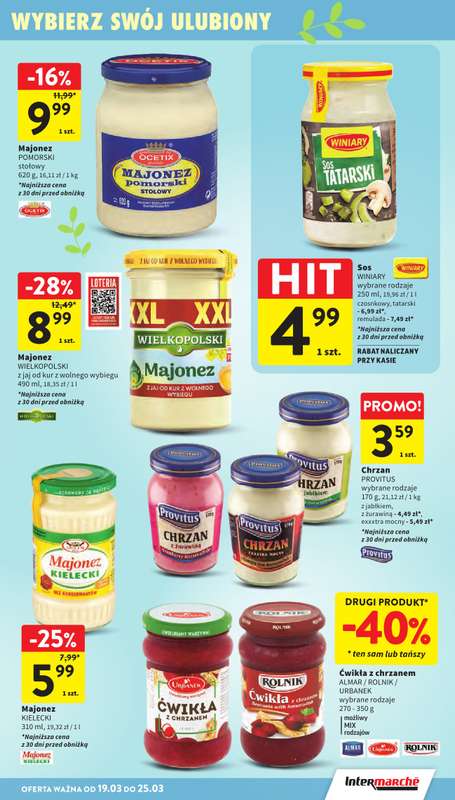 Intermarche - gazetka promocyjna Gazetka od czwartku 19.03 do środy 25.03 - strona 9