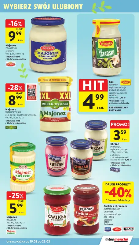 Intermarche - gazetka promocyjna Gazetka od czwartku 19.03 do środy 25.03 - strona 9