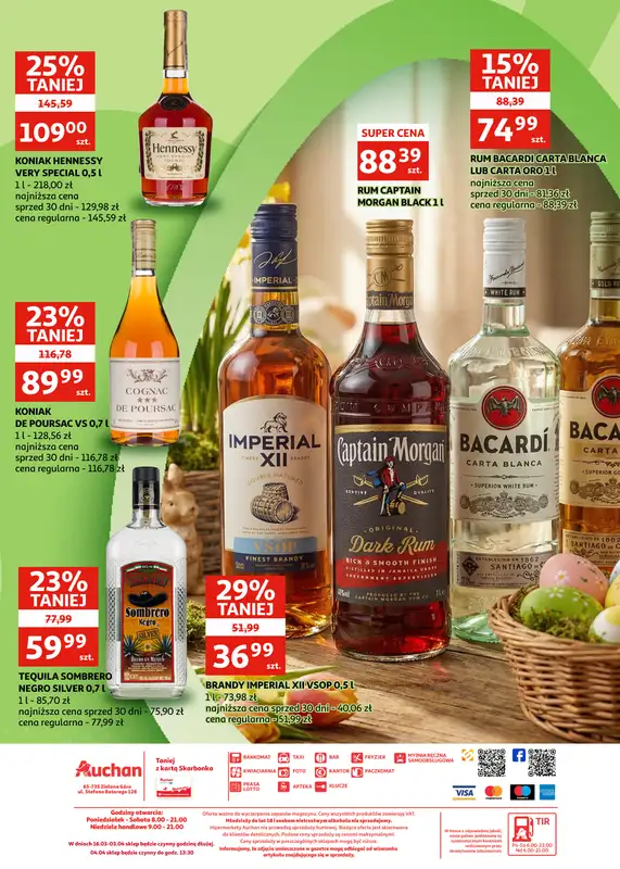 Auchan - gazetka promocyjna Gazetka Zielona Góra I Wspólny toast od środy 18.03 do soboty 04.04 - strona 13