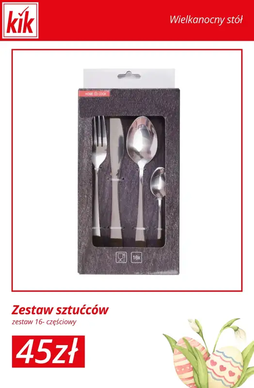 KiK - gazetka promocyjna Wielkanocny stół – wszystko w super cenach! od wtorku 17.03  - strona 15