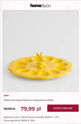 home&you - gazetka promocyjna SALE: Kolekcje wielkanocne od wtorku 17.03  - strona 12