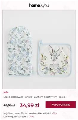 home&you - gazetka promocyjna SALE: Kolekcje wielkanocne od wtorku 17.03  - strona 5