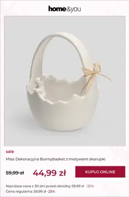 home&you - gazetka promocyjna SALE: Kolekcje wielkanocne od wtorku 17.03  - strona 6