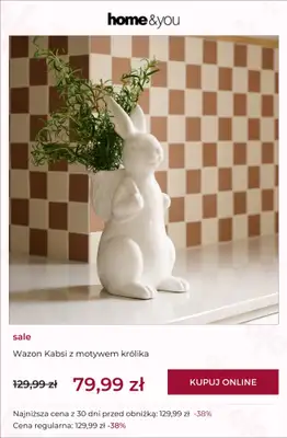 home&you - gazetka promocyjna SALE: Kolekcje wielkanocne od wtorku 17.03  - strona 11