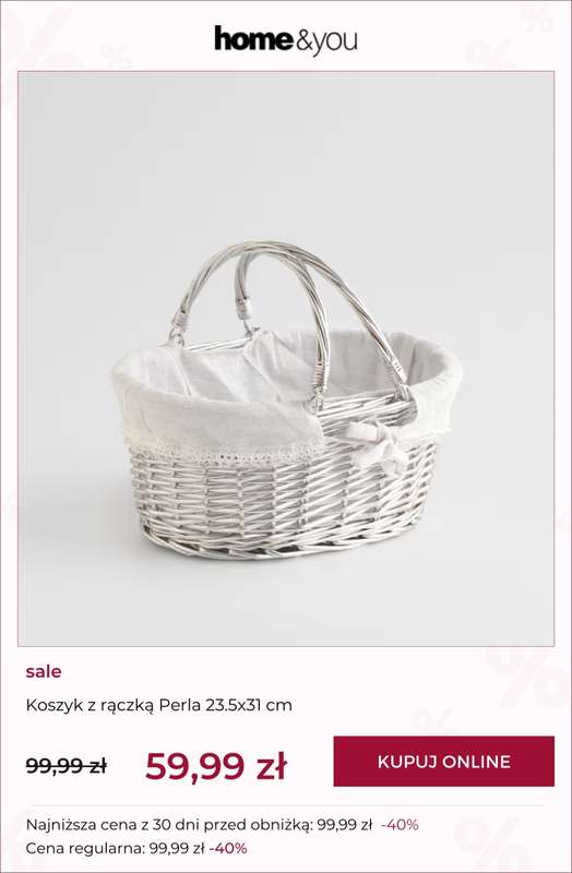 home&you - gazetka promocyjna SALE: Kolekcje wielkanocne od wtorku 17.03  - strona 10