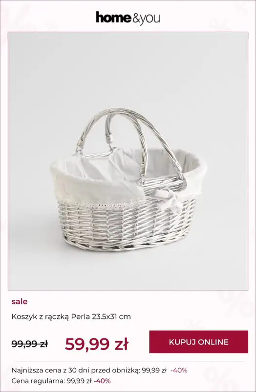 home&you - gazetka promocyjna SALE: Kolekcje wielkanocne od wtorku 17.03  - strona 10