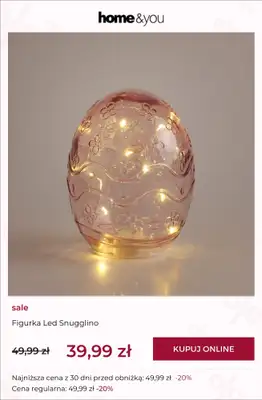home&you - gazetka promocyjna SALE: Kolekcje wielkanocne od wtorku 17.03  - strona 8