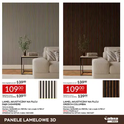 Abra Meble - gazetka promocyjna Panele, lamele, kamienie dekoracyjne od wtorku 17.03 do czwartku 26.03 - strona 17