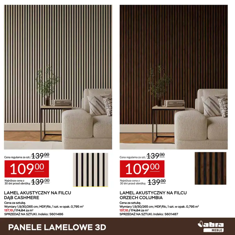 Abra Meble - gazetka promocyjna Panele, lamele, kamienie dekoracyjne od wtorku 17.03 do czwartku 26.03 - strona 17