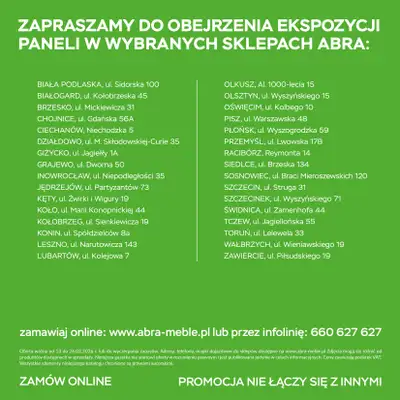Abra Meble - gazetka promocyjna Panele, lamele, kamienie dekoracyjne od wtorku 17.03 do czwartku 26.03 - strona 14