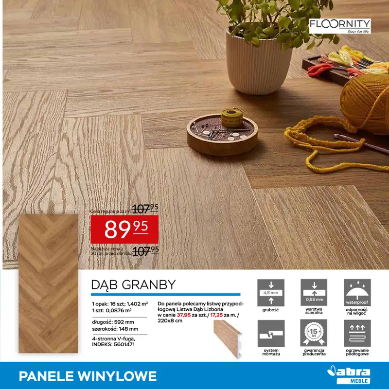 Abra Meble - gazetka promocyjna Panele, lamele, kamienie dekoracyjne od wtorku 17.03 do czwartku 26.03 - strona 13