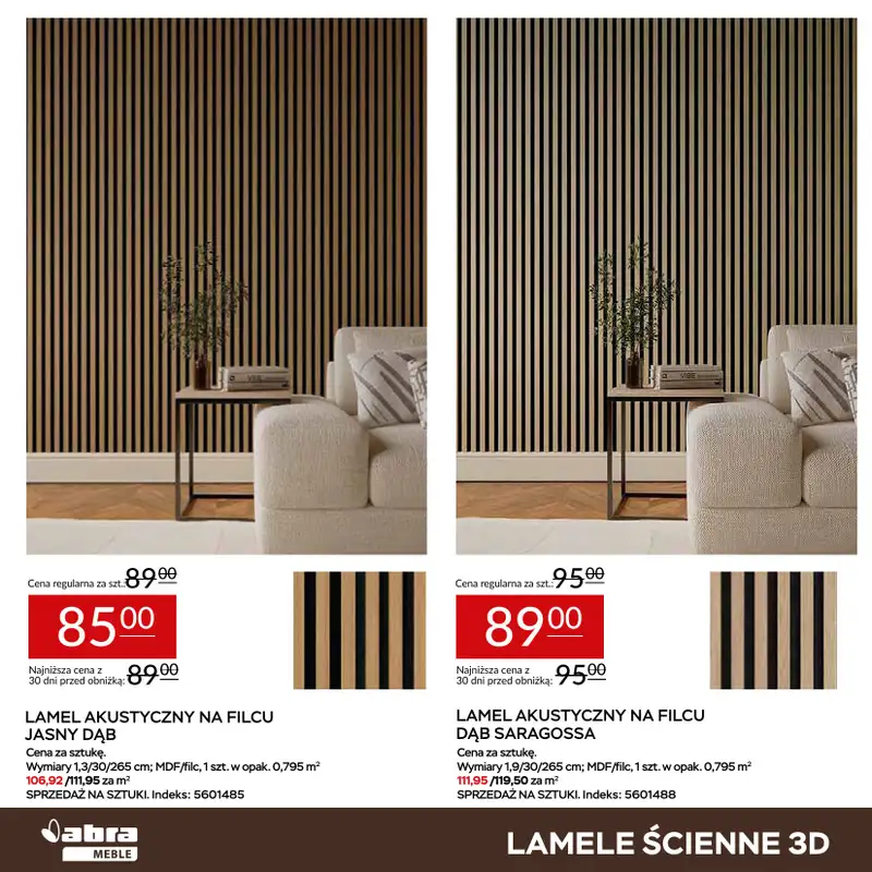 Abra Meble - gazetka promocyjna Panele, lamele, kamienie dekoracyjne od wtorku 17.03 do czwartku 26.03 - strona 16