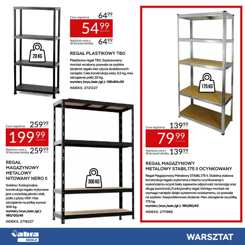Abra Meble - gazetka promocyjna Panele, lamele, kamienie dekoracyjne od wtorku 17.03 do czwartku 26.03 - strona 22