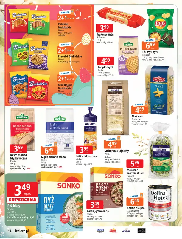 Leclerc - gazetka promocyjna Święta wielkanocne od wtorku 17.03 do niedzieli 29.03 - strona 14