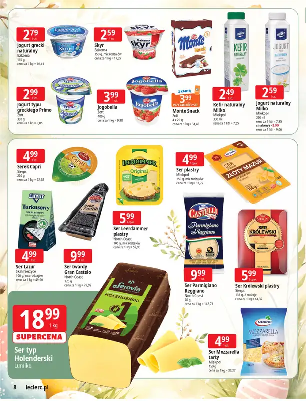 Leclerc - gazetka promocyjna Święta wielkanocne od wtorku 17.03 do niedzieli 29.03 - strona 8