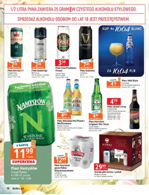 Leclerc - gazetka promocyjna Święta wielkanocne od wtorku 17.03 do niedzieli 29.03 - strona 10
