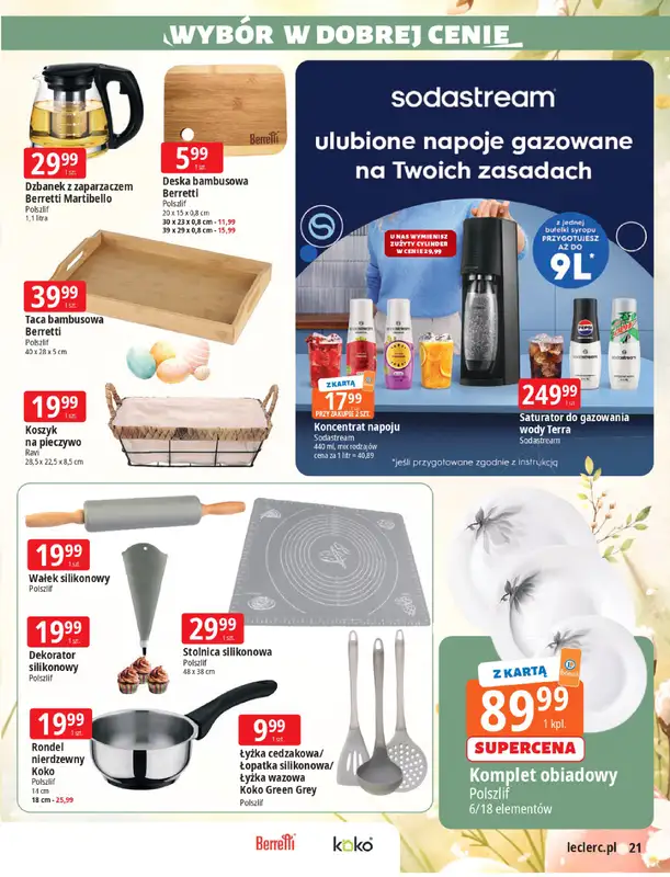 Leclerc - gazetka promocyjna Święta wielkanocne od wtorku 17.03 do niedzieli 29.03 - strona 21